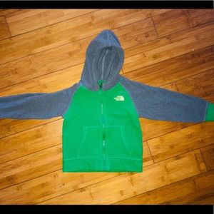 Kids The North Face zip up sweater